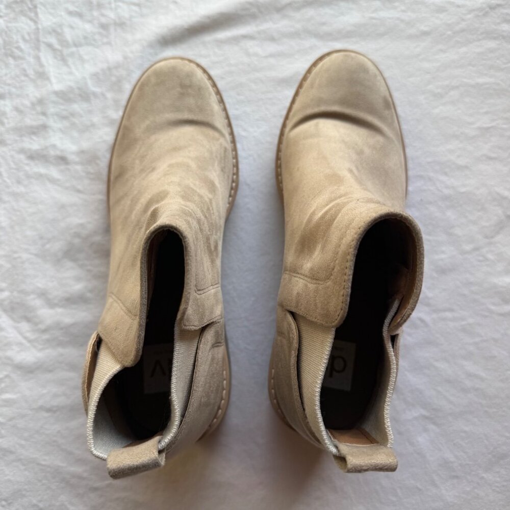 Dolce Vita Womens Rango Stone Suede Block Heel Chelsea Boots Size 9 - Picture 5 of 9